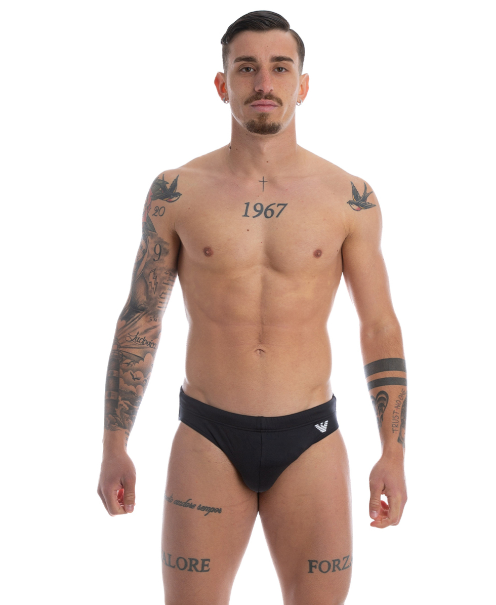 EMPORIO ARMANI - COSTUME SLIP/BRIEF - 211720 3R401 00020 - BLACK