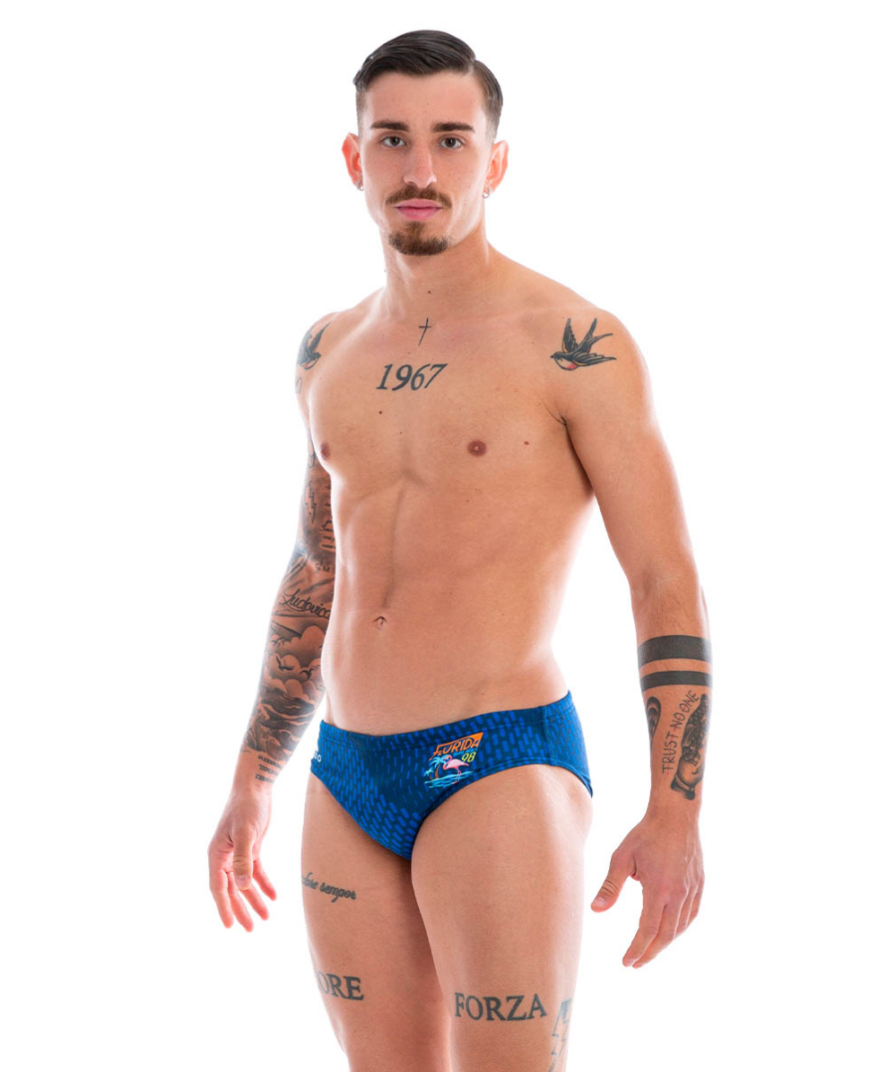 TURBO - COSTUME SLIP - FLORIDA - 731416/0007 - BLUE/ORANGE