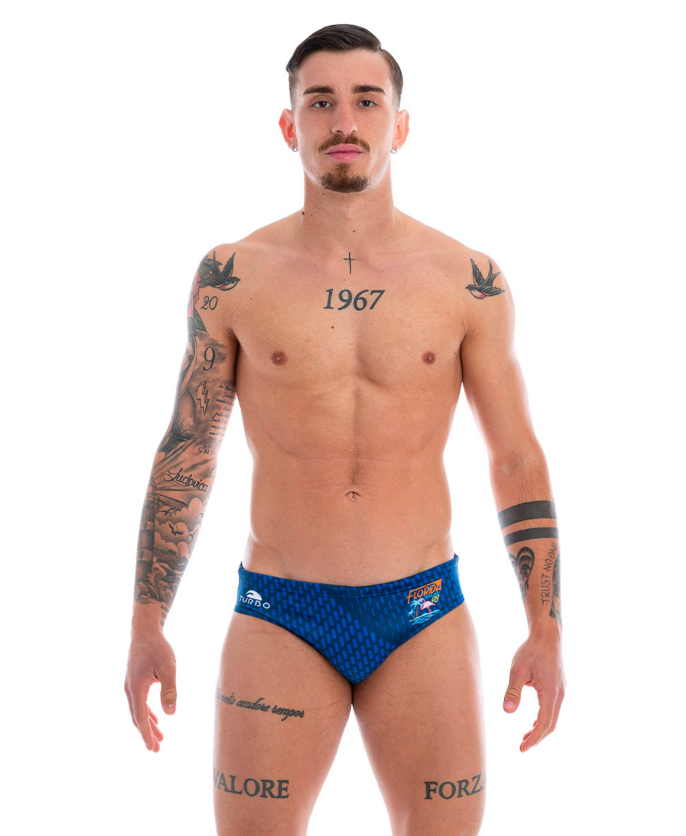 TURBO - COSTUME SLIP - FLORIDA - 731416/0007 - BLUE/ORANGE