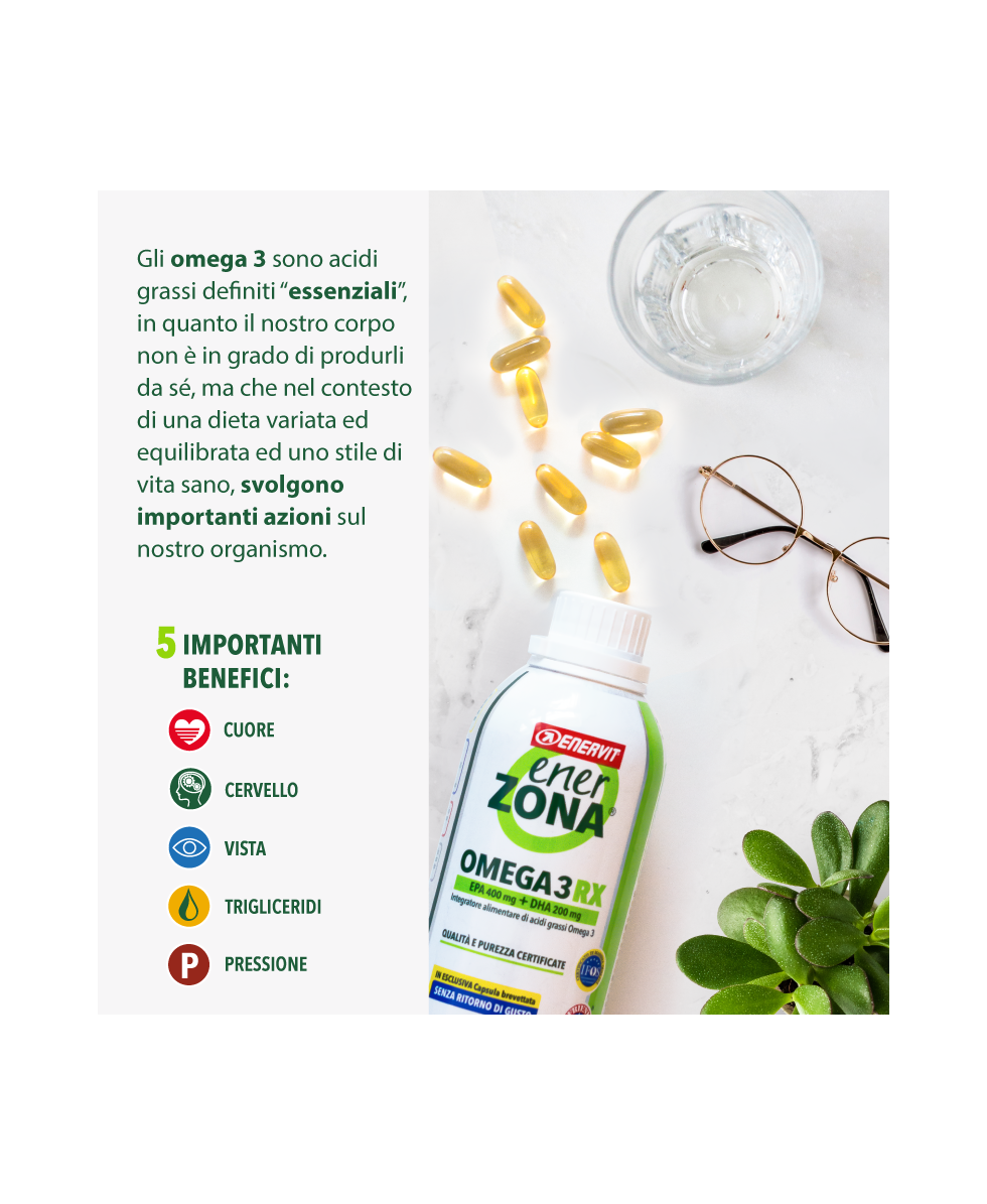 ENERZONA - OMEGA 3RX - 110 CPS x 1g - 92317