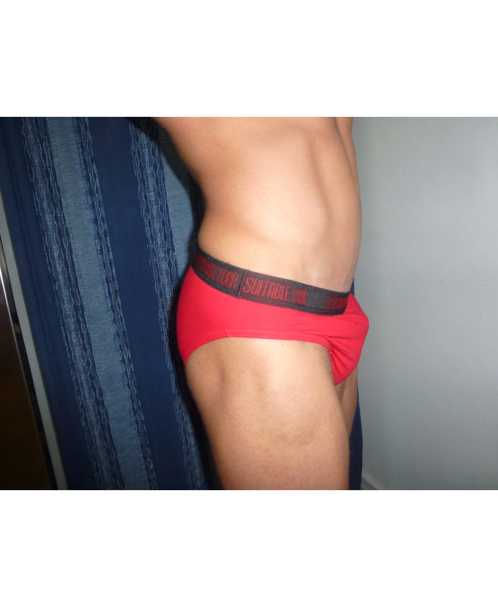 COTONELLA - SLIP - BRIEF - 9375 - ROSSO