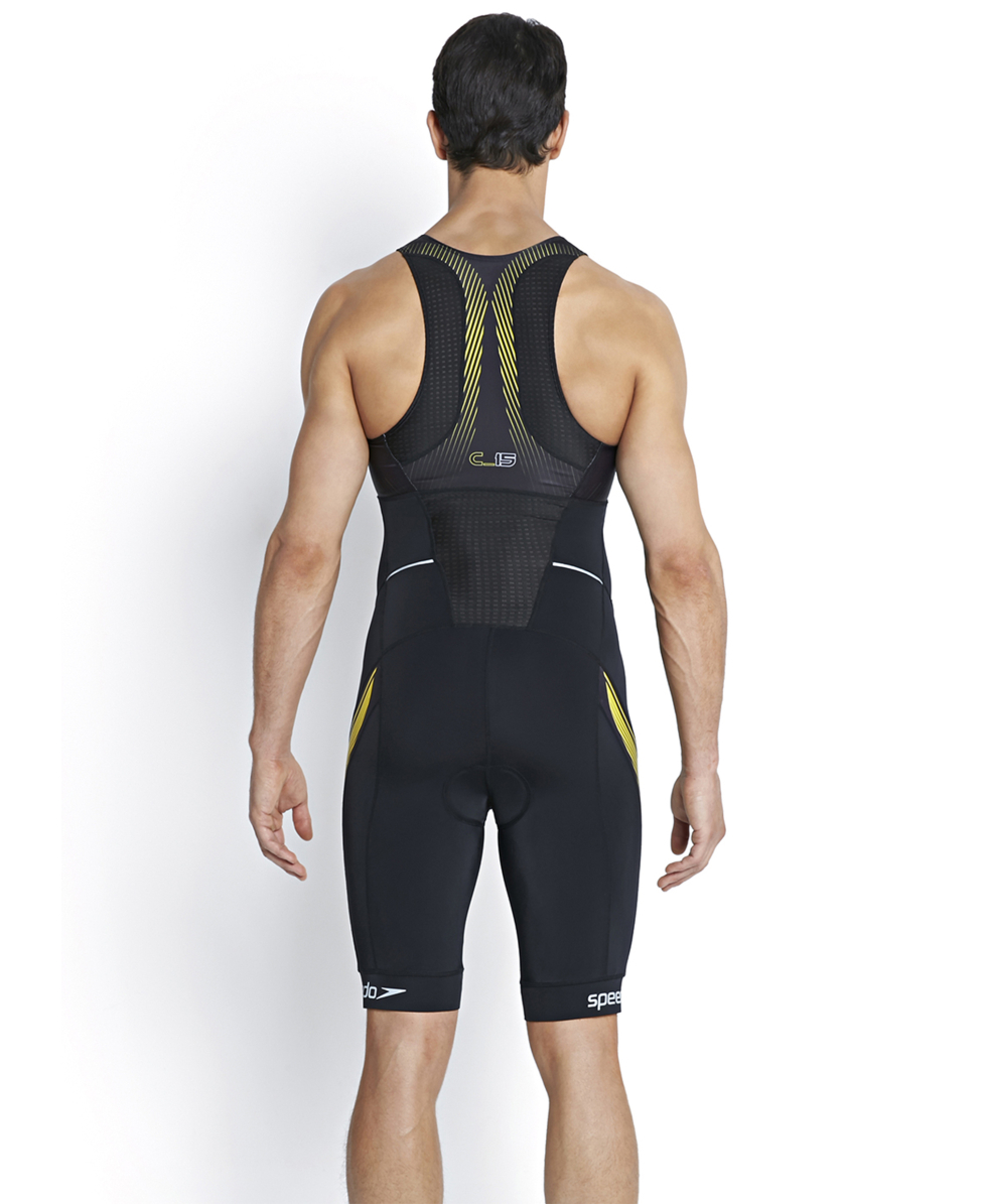 SPEEDO - TRISUIT - TRI COMP MAN - SOJ15101 (09-899-3894) - TRIATHLON - BLACK/YELLOW