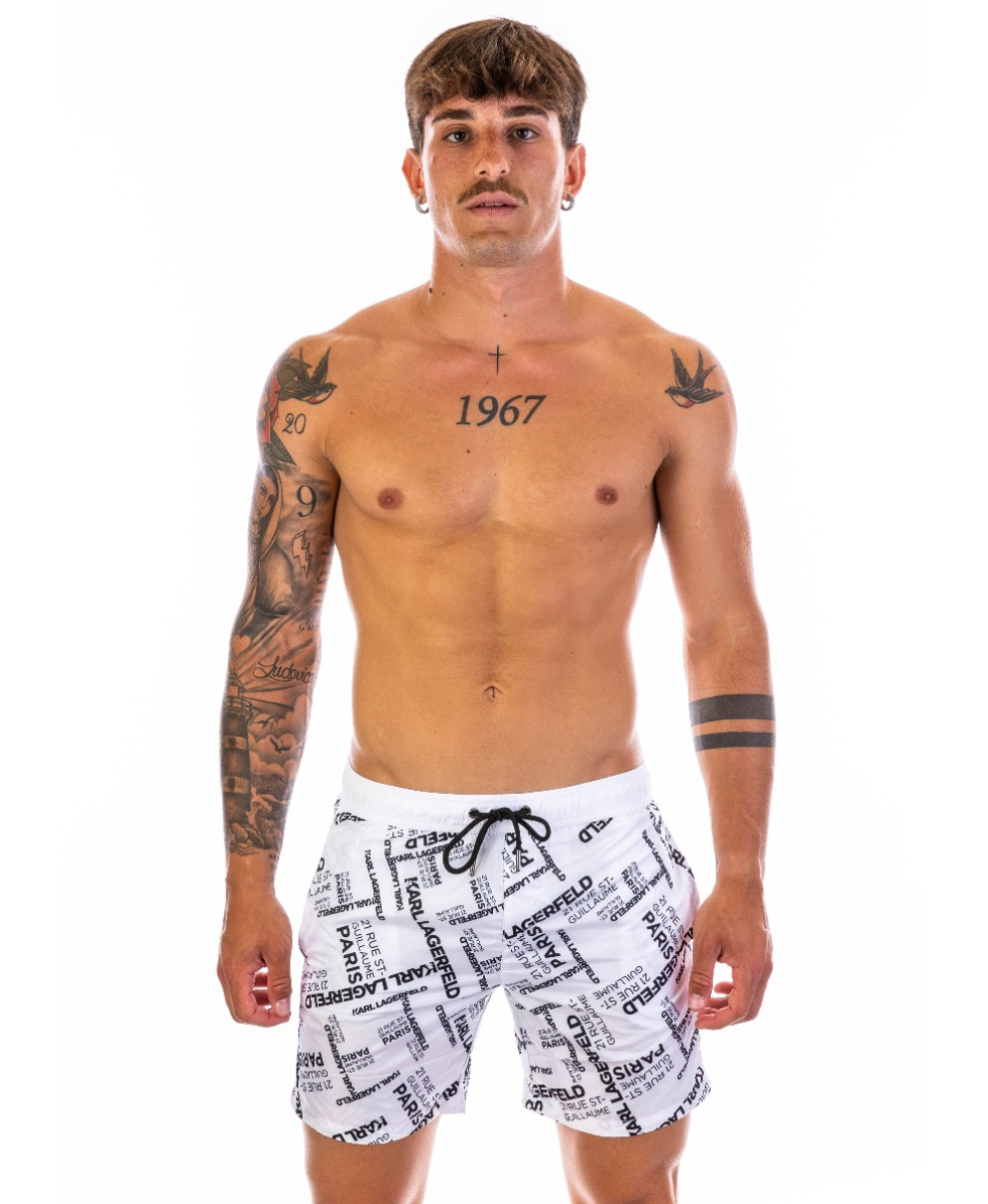 KARL LAGERFELD - COSTUME SHORT - RUE ST. GUILL - MBM14 - WHITE