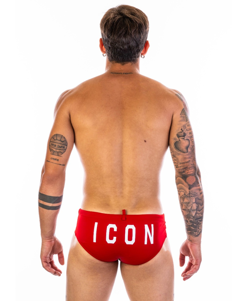 DSQUARED2 - COSTUME SLIP/BRIEF - D7B453720-613 - RED/WHITE