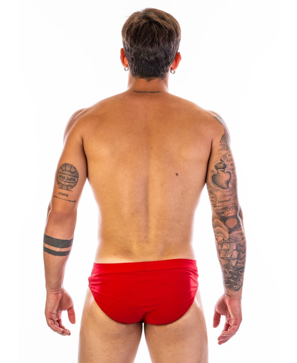 KARL LAGERFELD - COSTUME SLIP/BRIEF - BASIC - MSP01 - RED