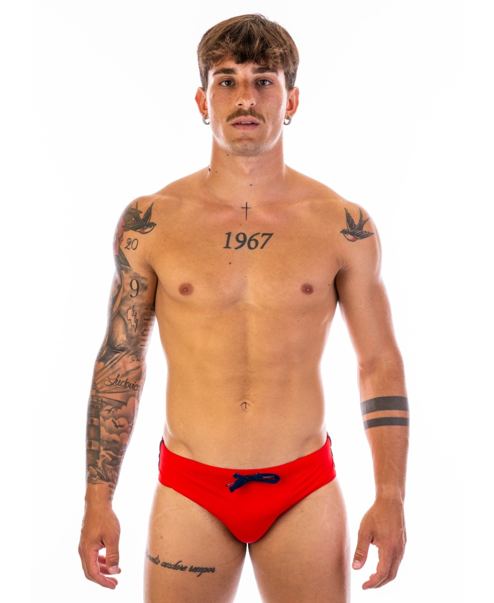 SUNDEK - COSTUME SLIP - M263SSL3000-615 - VINTAGE SCARLET - LEONARDO