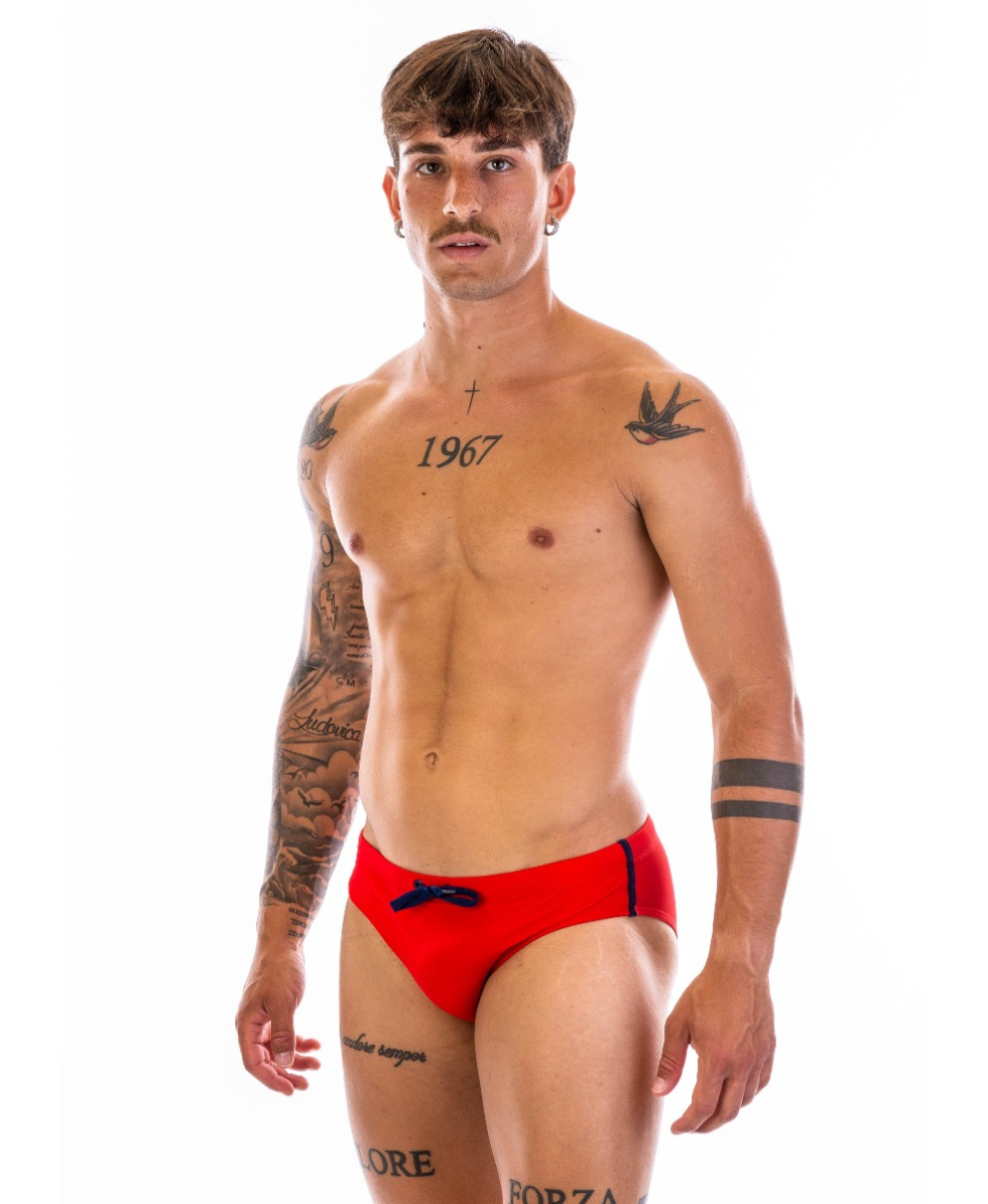 SUNDEK - COSTUME SLIP - M263SSL3000-615 - VINTAGE SCARLET - LEONARDO