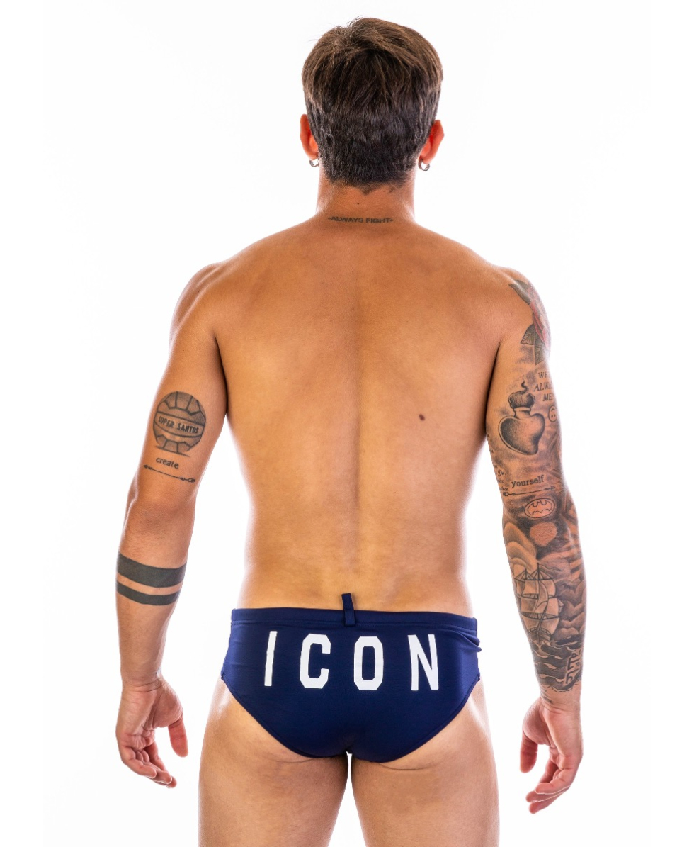DSQUARED2 - COSTUME SLIP/BRIEF - D7B453720-417 - BLUE/WHITE
