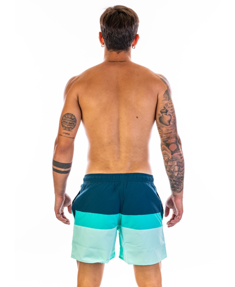 ADIDAS - COSTUME SHORT - COLORBLOCK - GM2215 - WILD TEAL/CLEAR MINT