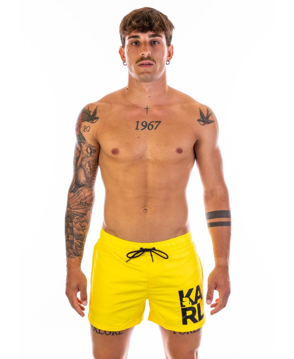 KARL LAGERFELD - COSTUME SHORT - CLASSIC - MBS02 - YELLOW