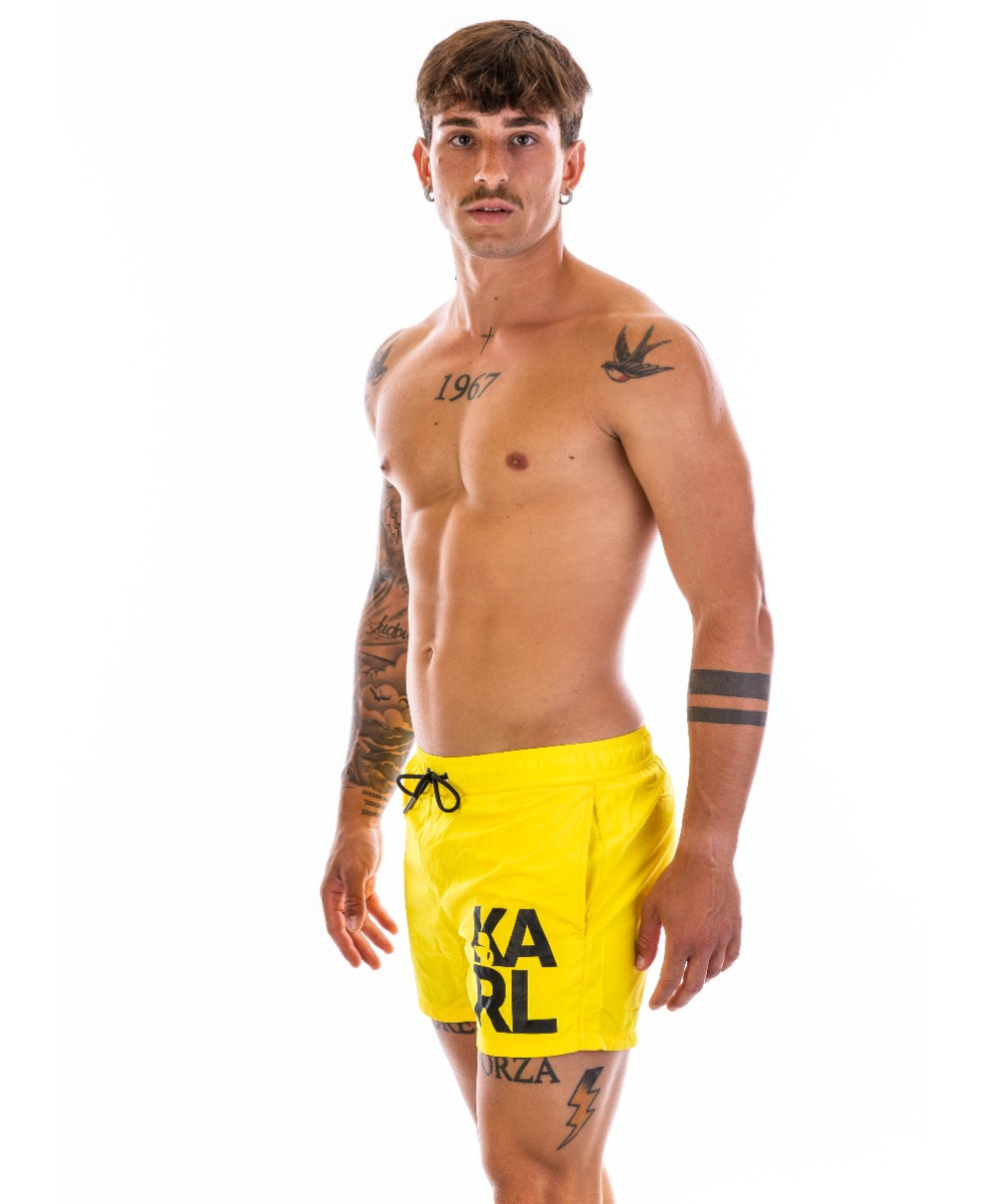 KARL LAGERFELD - COSTUME SHORT - CLASSIC - MBS02 - YELLOW
