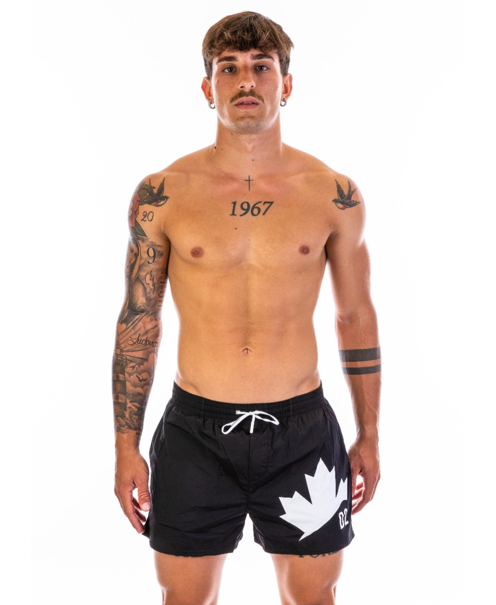 DSQUARED2 - COSTUME SHORT - D7B643640-001 - BLACK/WHITE