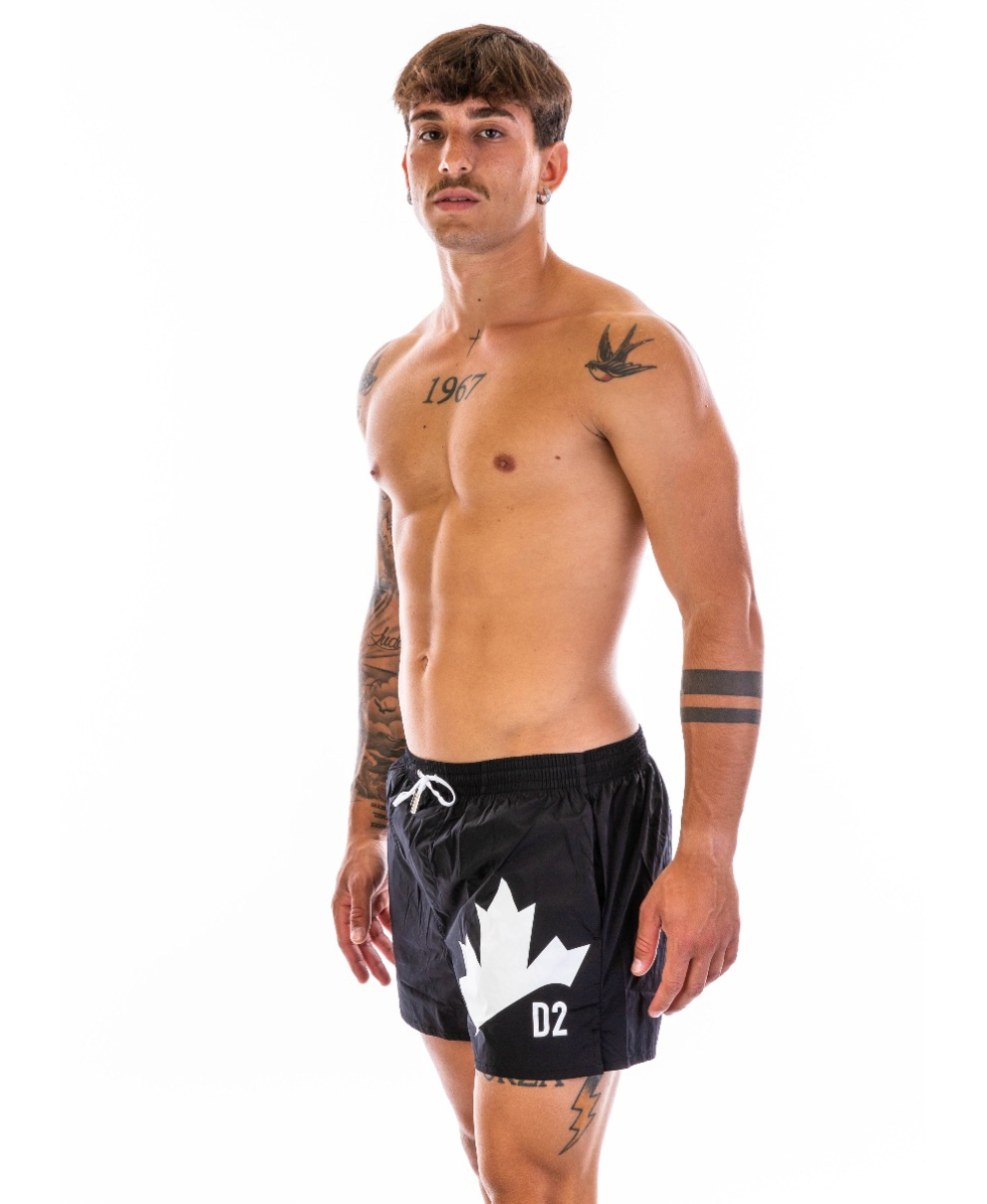 DSQUARED2 - COSTUME SHORT - D7B643640-001 - BLACK/WHITE