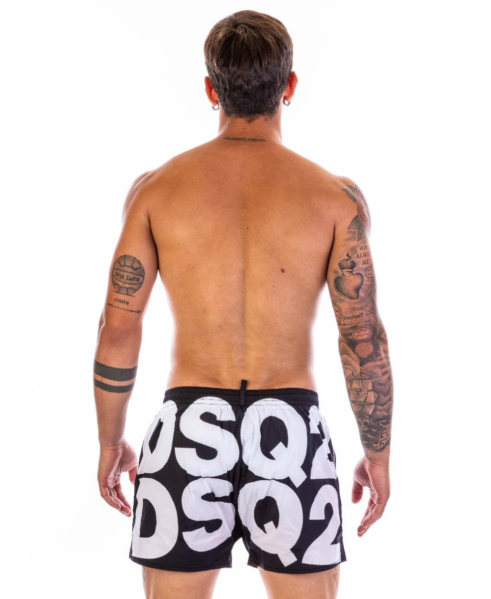 DSQUARED2 - COSTUME SHORT - D7B643840-018 - BLACK/WHITE