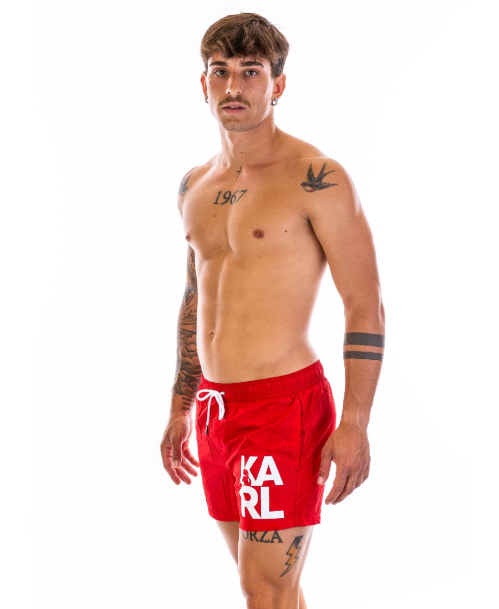 KARL LAGERFELD - COSTUME SHORT - CLASSIC - MBS02 - RED