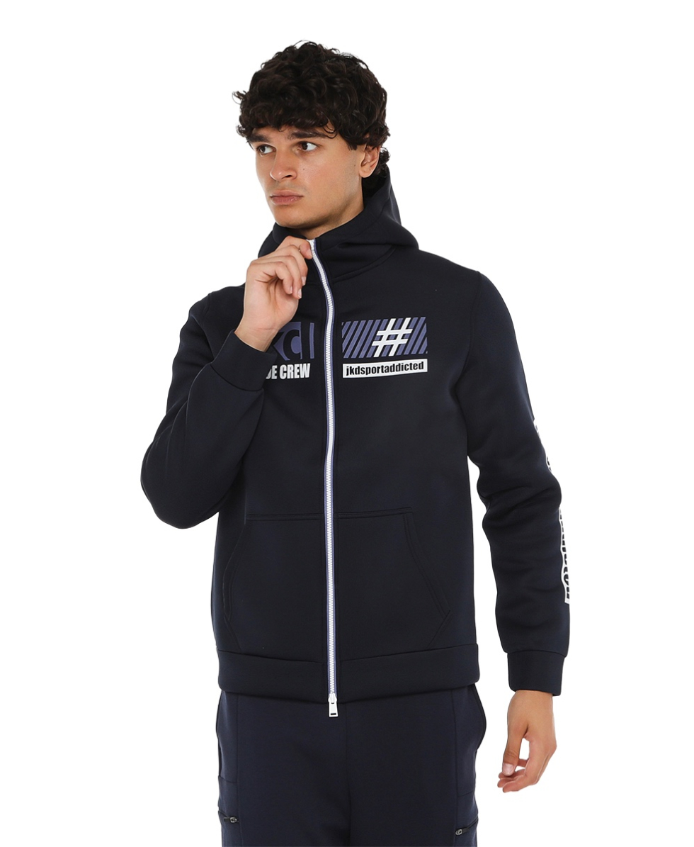 JAKED - FELPA UOMO - SIDERALIS - JKFL5N501U - BLUE NAVY