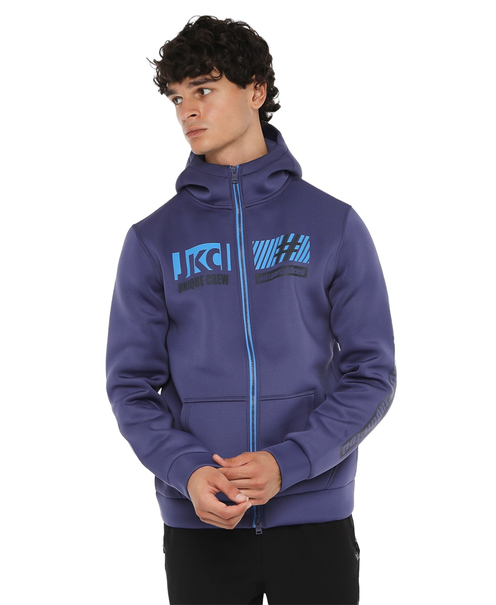 JAKED - FELPA UOMO - SIDERALIS - JKFL5N501U - OCEAN BLUE