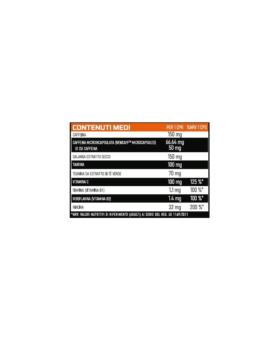 ETHIC SPORT - CAFFEINA SUPREMA - 30 CPS DA 1144mg