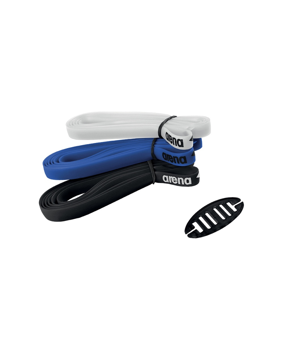 ARENA - CINTURINI RICAMBIO - COBRA SERIES SILICONE STRAP KIT - 3 pz - 003262100 - WHITE/BLUE/BLACK