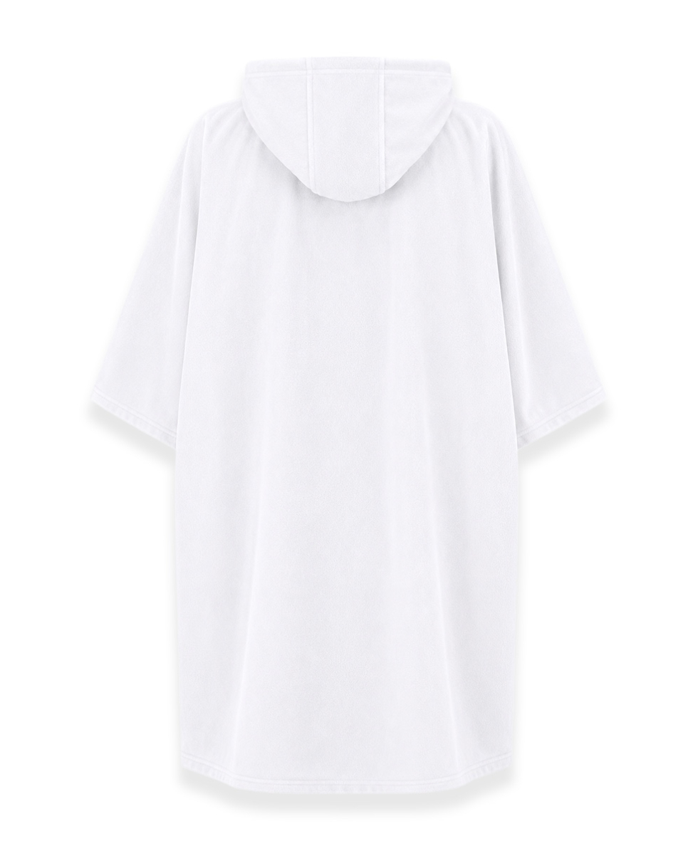 MASTER NUOTO - PONCHO IN MICROFIBRA - TAGLIA UNICA - TC810 - WHITE