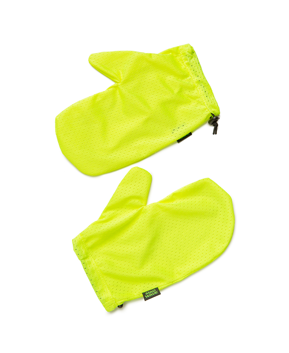 MAD WAVE - GUANTI PER NUOTO FRENATO - DRAG GLOVES - M077403010W - YELLOW