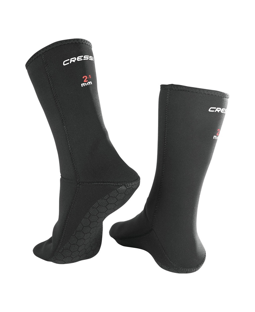 CRESSI - CALZE NEOPRENE ANTISCIVOLO - ORATA 2.5MM SOCKS - LX433001 - BLACK
