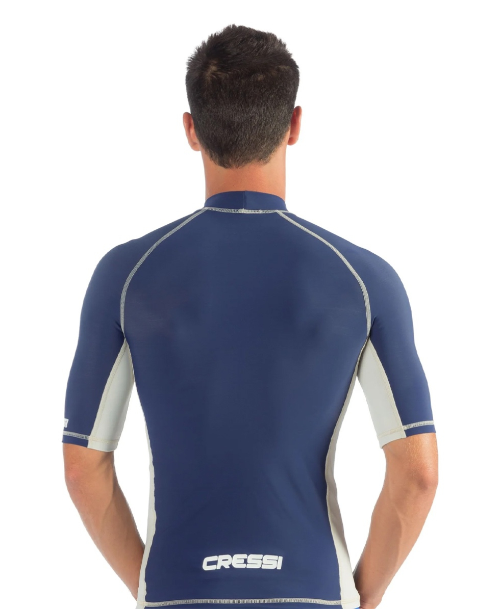 CRESSI - MAGLIA UOMO RASHGUARD L/S IN LYCRA SPF50 - LW47710 - BLUE