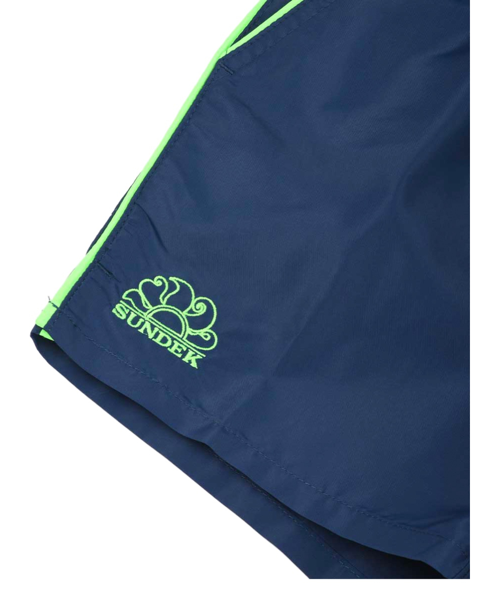SUNDEK - COSTUME BOARDSHORT JR 9,5" - B700BDTA100-016 - NAVY #2 - COLTRANE - BS/RB ELASTIC WAIST