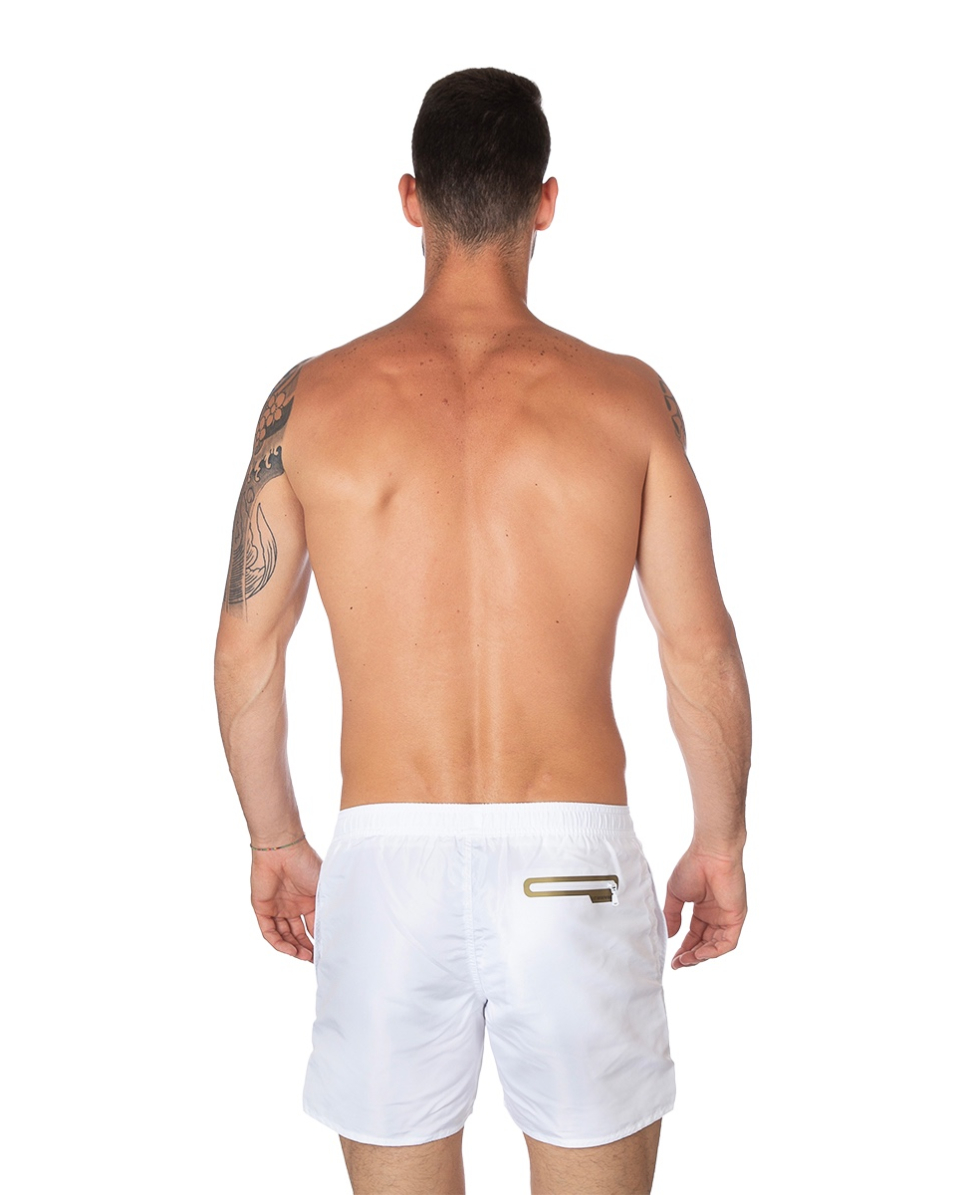 EMPORIO ARMANI - COSTUME SHORT - SOCCER ARC - 902000 8P723 00010 - WHITE