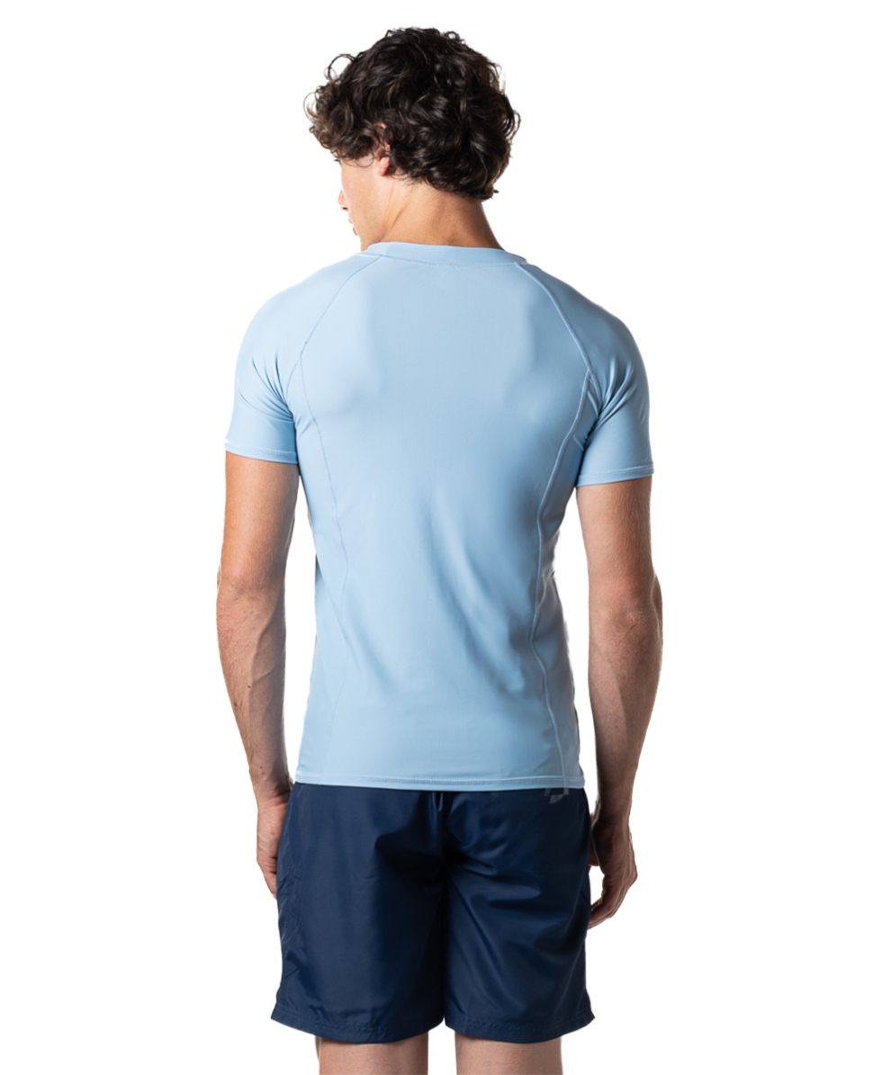 AQUARAPID - T-SHIRT HELIOS ADULTO IN LYCRA ANTI UV (UPF 50+) - LIGHT BLUE