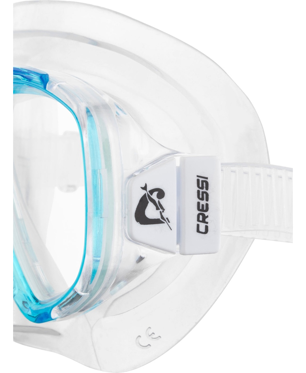 CRESSI - MASCHERA SNORKELING - PERLA - DN207963 - CLEAR/AQUAMARINA