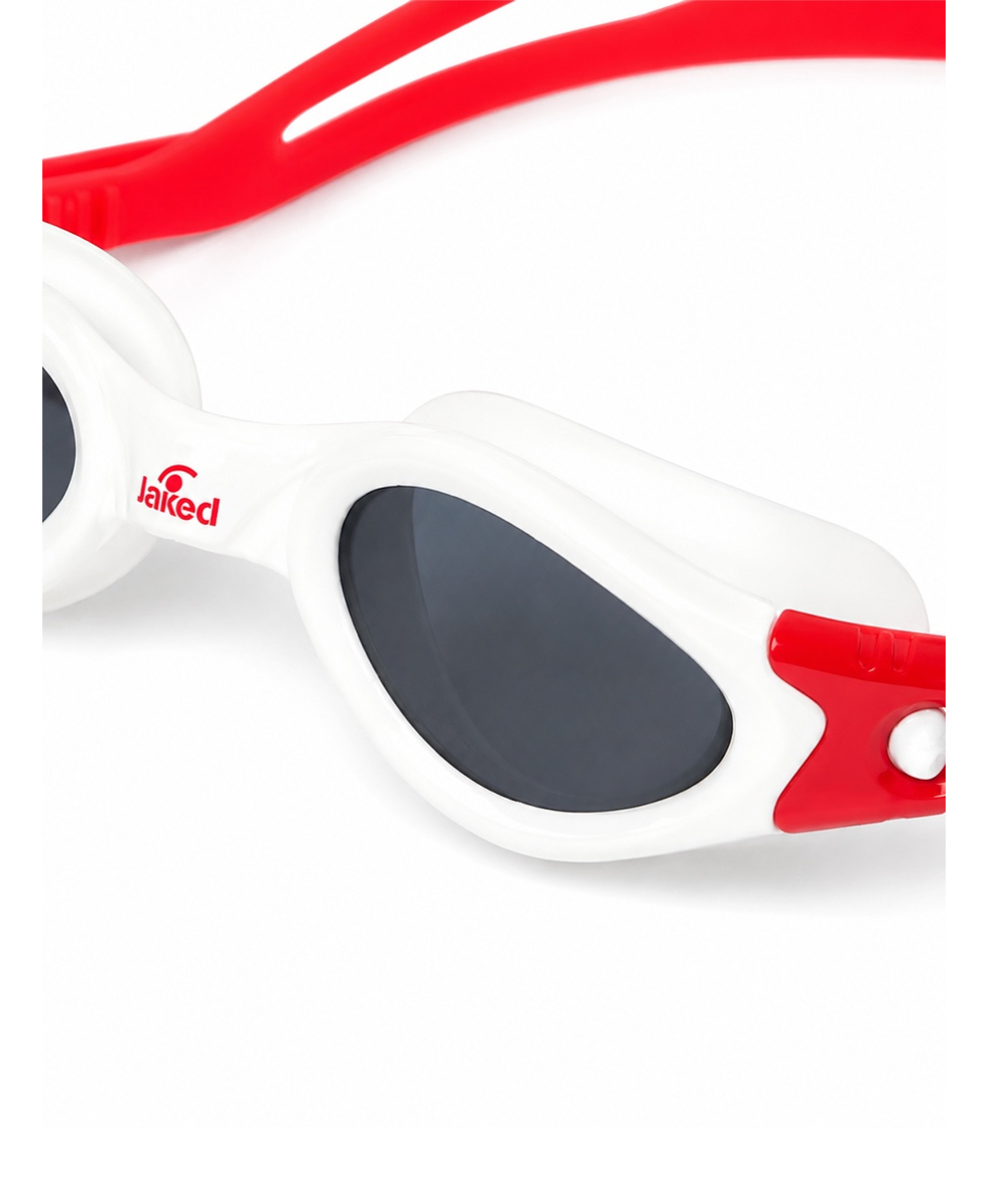 JAKED - OCCHIALINO ATLANTIC POLARIZED - JKOI9YY01S - WHITE/RED, SMOKE LENS