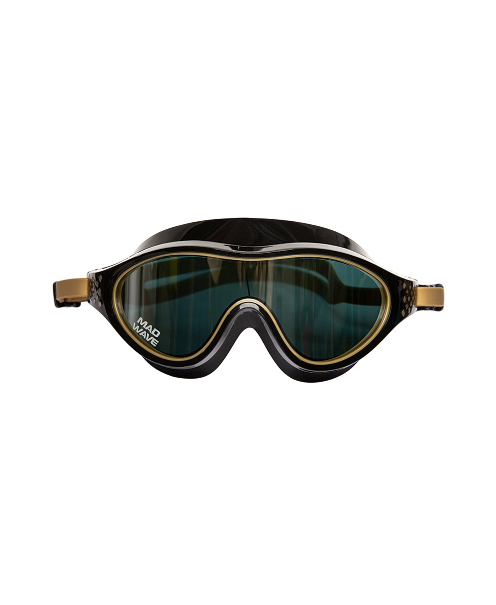 MAD WAVE - MASCHERA SHADE MIRROR - M046404004W - BLACK/GOLD, SILVER LENS