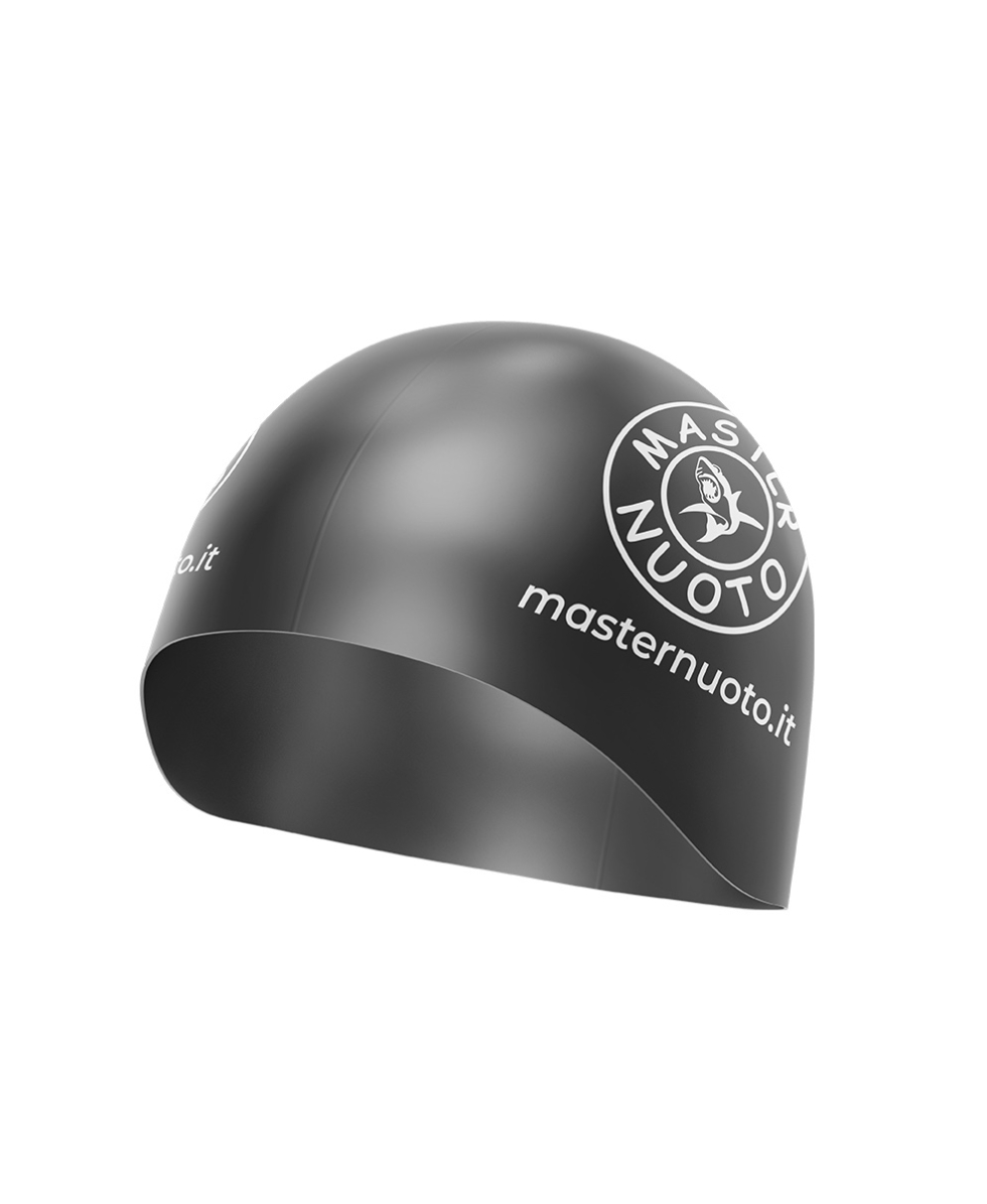 MASTER NUOTO - CUFFIA IN SILICONE PREMIUM - MN0011 - DARK GREY