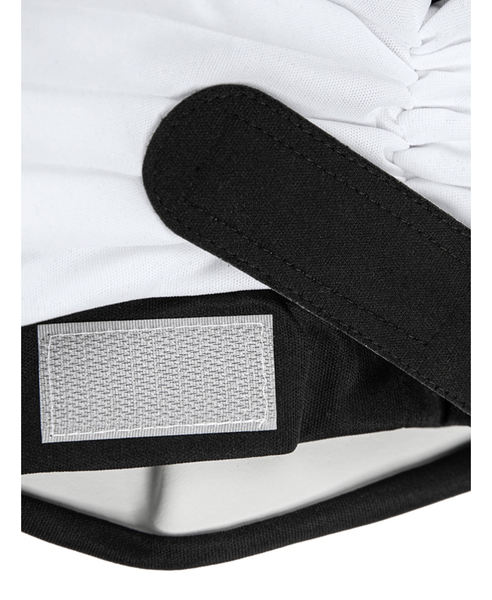 MAD WAVE - CUFFIA POLIESTERE - VELCRO II - M051604001W  - BLACK/WHITE
