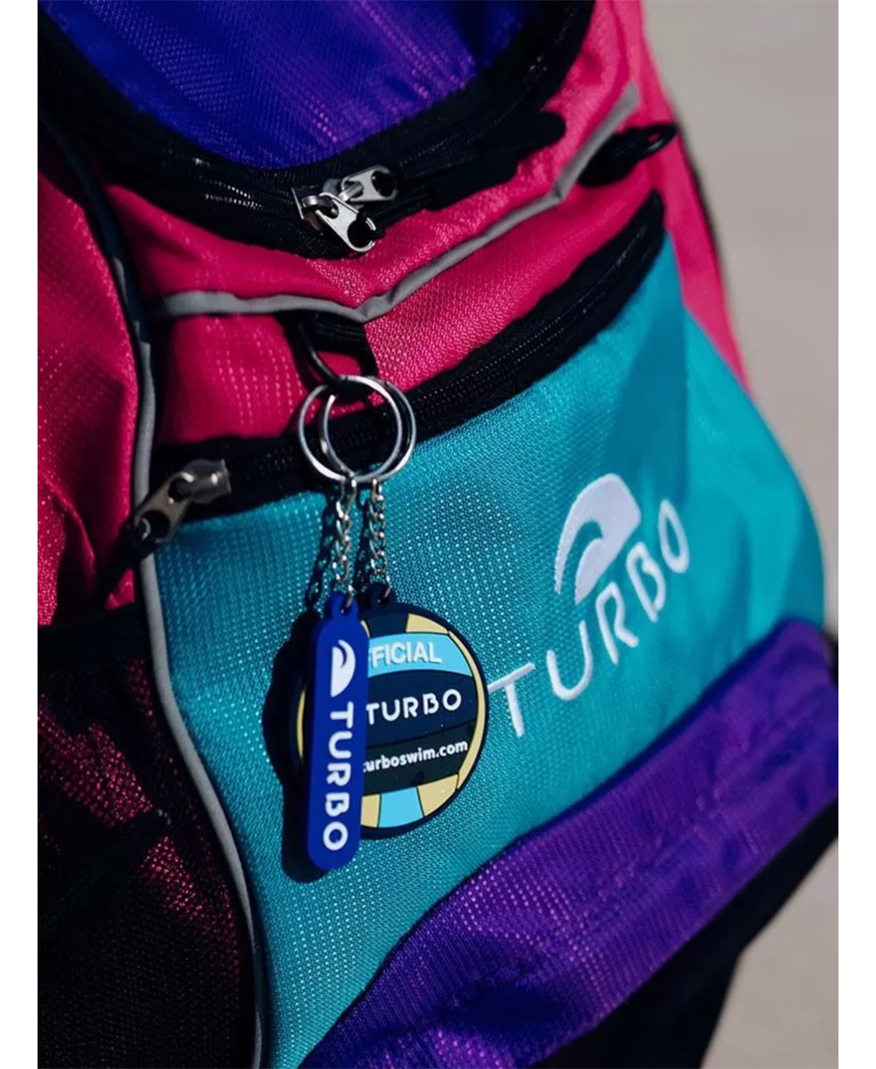 TURBO - PORTACHIAVI PALLA PALLANUOTO - 98167 - YELLOW/BLUE