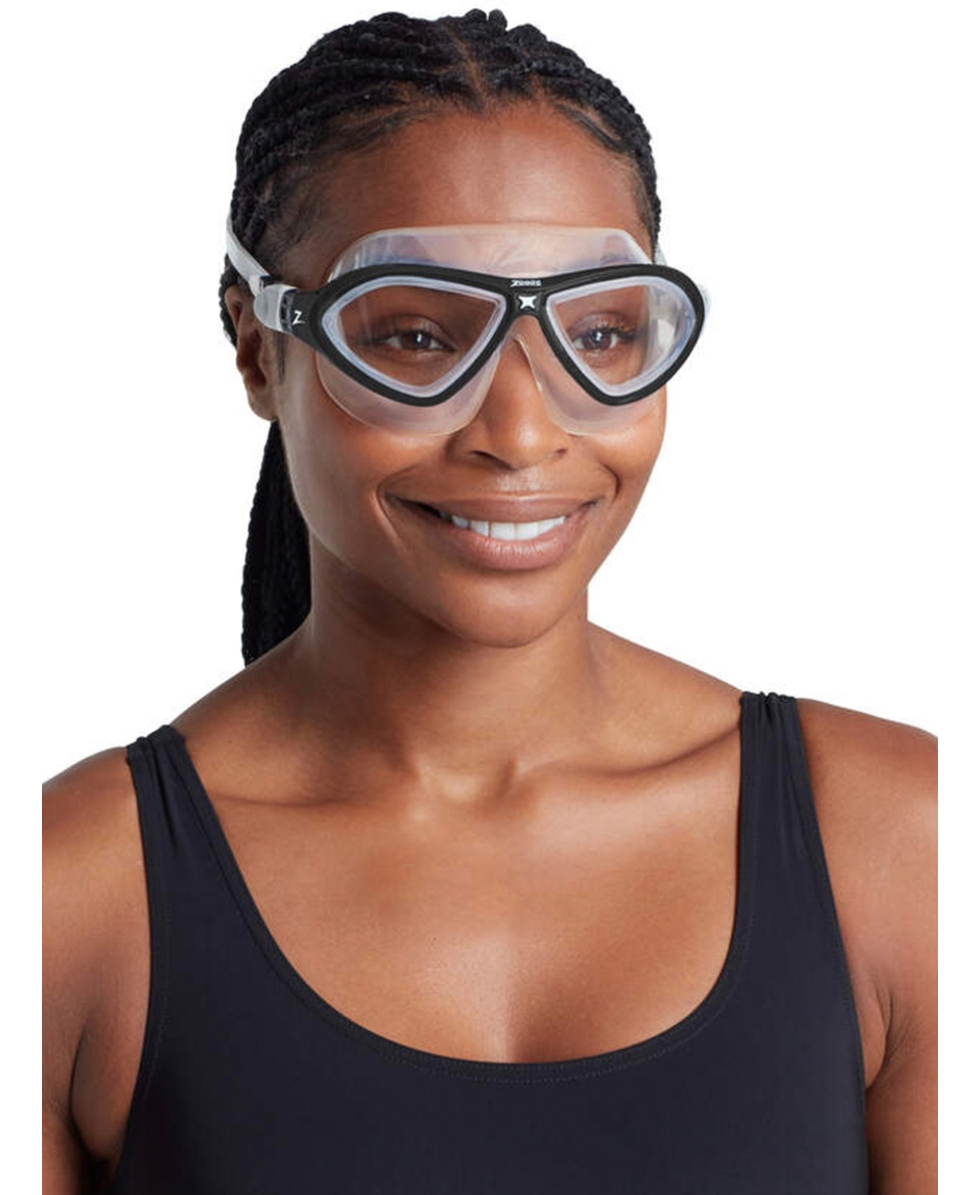 ZOGGS - MASCHERA HORIZON FLEX MASK - 461108 - CLEAR/BLACK, CLEAR LENSES