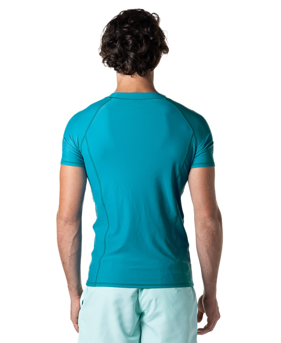 AQUARAPID - T-SHIRT HELIOS ADULTO IN LYCRA ANTI UV (UPF 50+) - PEARL BLUE