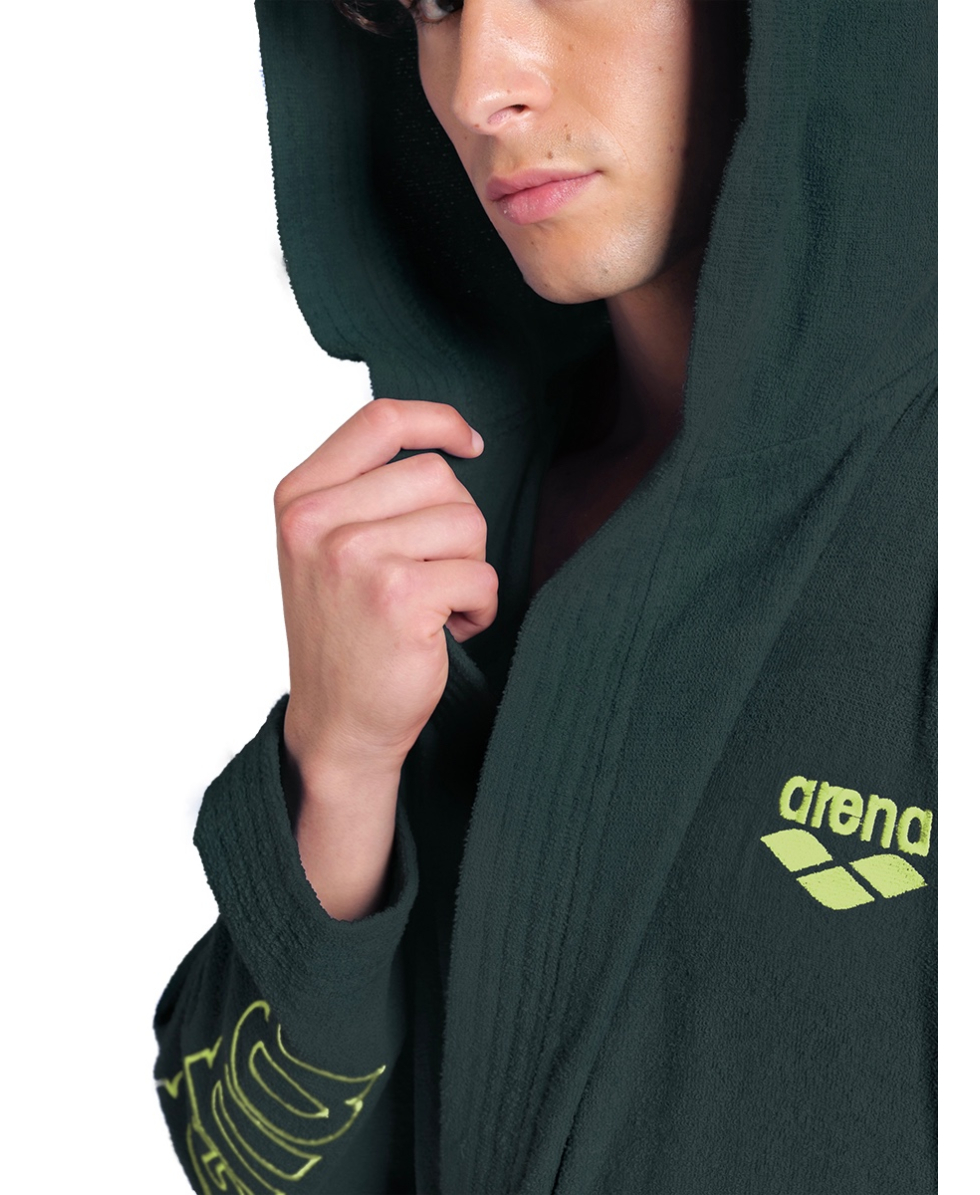 ARENA - ACCAPPATOIO SPUGNA UNISEX - ZEPPELIN LIGHT - 009019660 - DARK SAGE/ARTIC LIME