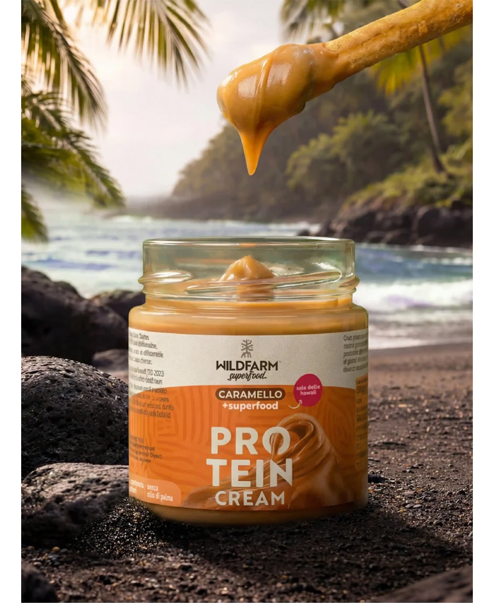 WILDFARM - SUPER PROTEIN CREAM - 180g - CARAMEL + HAWAII SALT