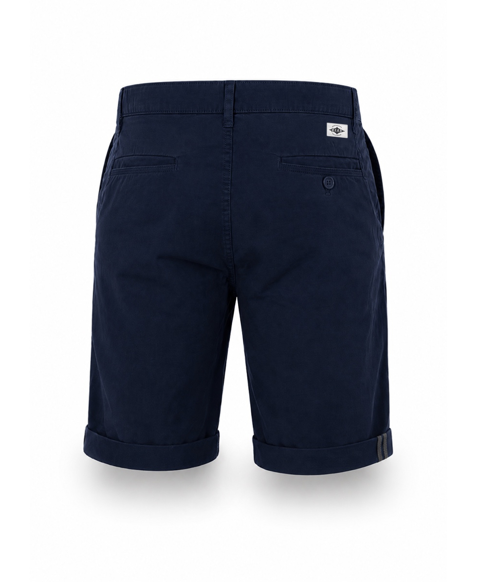 BEAR - PANTALONCINO - CHINO SHORT  PANT - 275001-0802 - MARINE BLUE