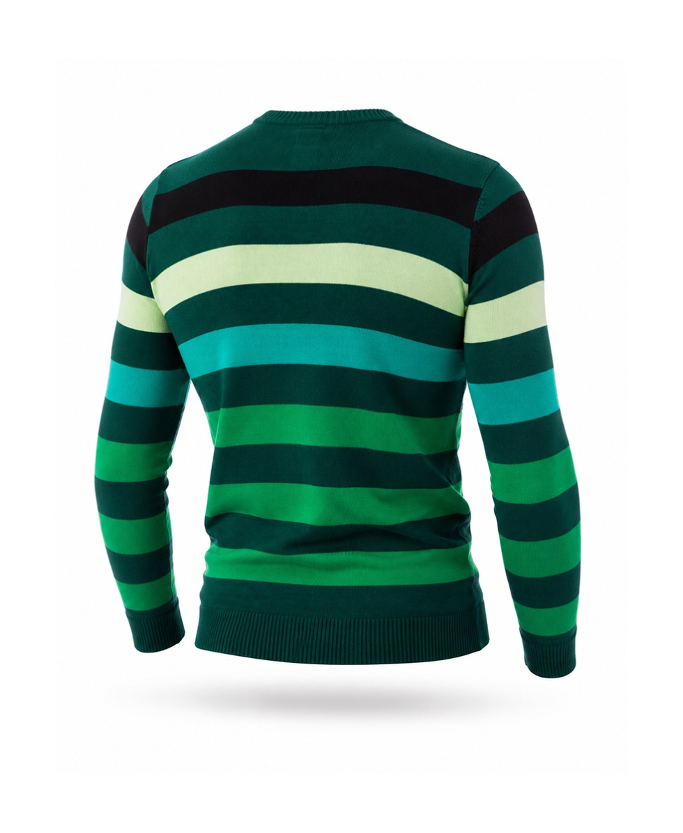 REEF - MAGLIA L/S - PSYCHO STRIPE  - RI022FOR - FOREST