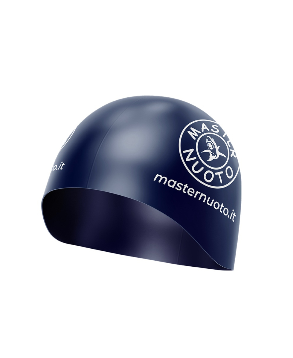MASTER NUOTO - CUFFIA IN SILICONE PREMIUM - MN0014 - NAVY BLUE