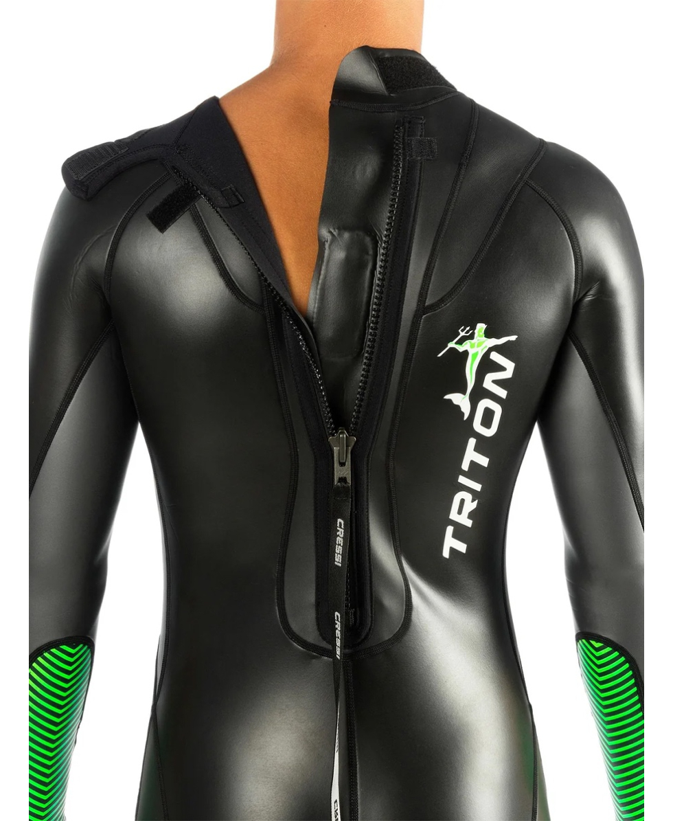 CRESSI - MUTA UOMO - TRITON - 1,5mm - DG002201- BLACK/GREEN