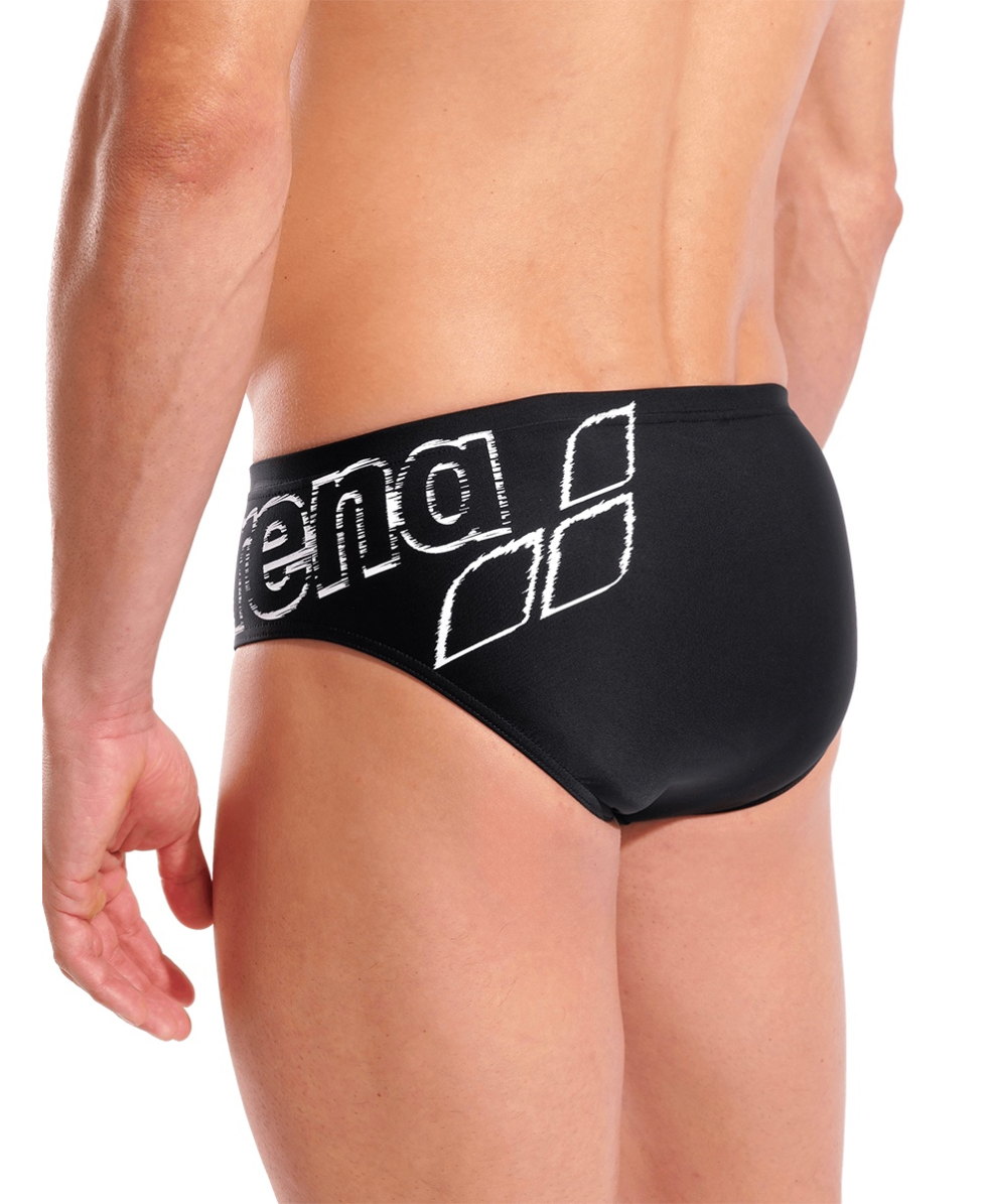 ARENA - SLIP UOMO - SCRATCHY SWIM BRIEF - 010282500 - BLACK