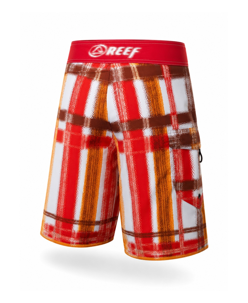 REEF - COSTUME BERMUDA - PHOTOPLAID - ITR1073 - ORANGE
