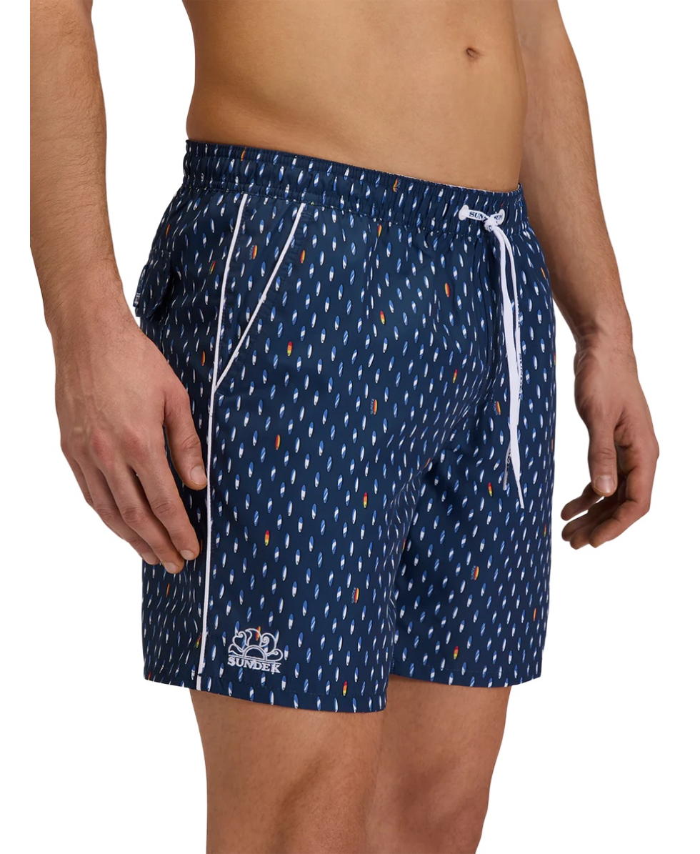 SUNDEK - COSTUME BOARDSHORT 16" - M420BDRT34R-0074R -  NAVY