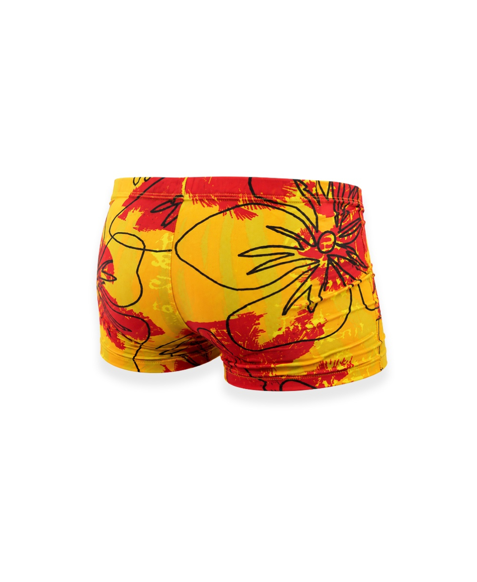 ARENA - COSTUME JUNIOR - BOXER - BASILEO - SUNMULTI - ROSSO/GIALLO - 11507 31