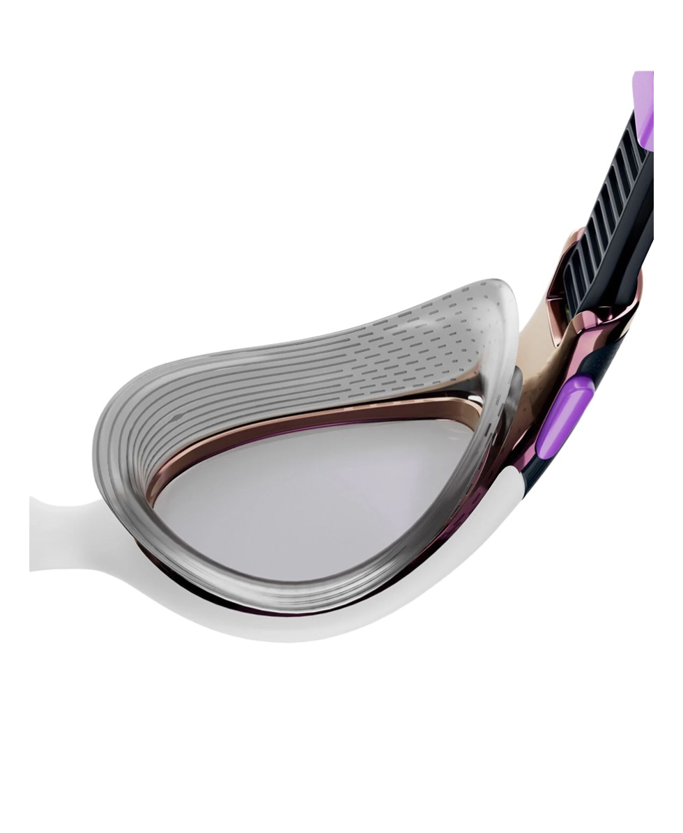 SPEEDO - OCCHIALINI BIOFUSE 2.0 WOMEN'S MIRROR - 003777516738 - WHITE/TRUE NAVY/SWEET PURPLE