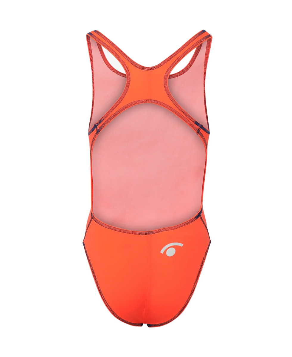 JAKED - COSTUME INTERO JUNIOR MILANO - JWNUA05001 - FLUO ORANGE/BLUE